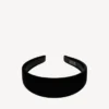 Bandeau plat Holli pour femme, noir/argent brillant