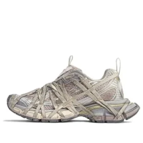 Baskets 3XL Extreme Lace « Maille beige clair et polyuréthane » 778698W3XLL9191