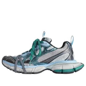 Baskets 3XL « Maillage gris-bleu » 734734W3XL53124