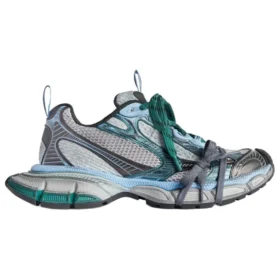 Baskets 3XL « Maillage gris-bleu » 734734W3XL53124