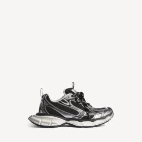 Baskets 3XL pour femme, noir/argent
