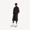 Baskets 3XL pour homme avec breloques, en blanc/jaune/argent/noir