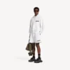 Baskets 3XL pour homme avec breloques, noir/argent