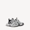 Baskets 3XL pour homme à dégradé noir/gris/blanc