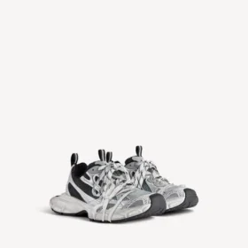 Baskets 3XL pour homme à dégradé noir/gris/blanc