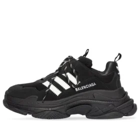 Baskets Adidas x Balenciaga Triple S « Black White » 712821W2ZB21090