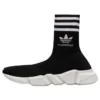 Baskets Balenciaga x adidas Originals Speed « Black White » 711198WBDV11090