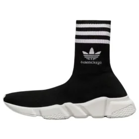 Baskets Balenciaga x adidas Originals Speed « Black White » 711189WBDV11090