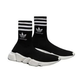 Baskets Balenciaga x adidas Originals Speed « Black White » 711189WBDV11090