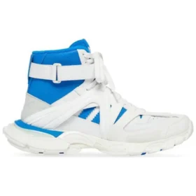 Baskets Balenciaga x adidas Originals Track Forum « White Blue » 712828W3CZ19040
