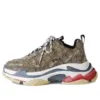 Baskets Balenciaga x Gucci Triple S « The Hacker Project Beige » 681066-ULZ10-9795