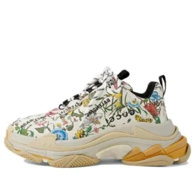 Baskets Balenciaga x Gucci Triple S « The Hacker Project Floral » 681068-UL110-8461