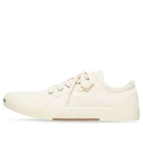 Baskets basses Paris « Coton blanc déchiré et caoutchouc blanc » 688757W3RC59090