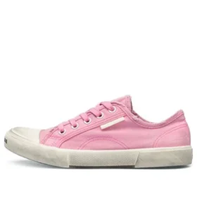 Baskets basses Paris « Coton rose délavé et caoutchouc blanc » 688757W3RC25590 Baskets basses Paris « Coton rose délavé et caoutchouc blanc » 688757W3RC25590