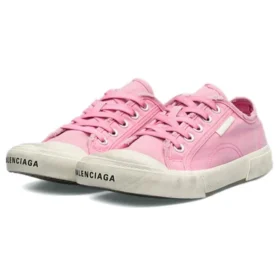Baskets basses Paris « Coton rose délavé et caoutchouc blanc » 688757W3RC25590 Baskets basses Paris « Coton rose délavé et caoutchouc blanc » 688757W3RC25590