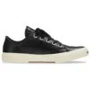 Baskets basses Paris « Cuir noir et caoutchouc blanc » 688757W3RCB1090