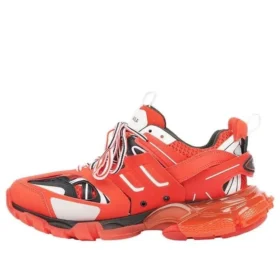 Baskets basses Track à semelle transparente, rouges 647742W3BZ16591