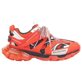 Baskets basses Track à semelle transparente, rouges 647742W3BZ16591