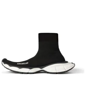 Baskets à chaussettes 3XL « Black Recycled Knit » 758483W2DG11090