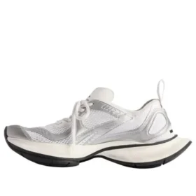 Baskets Circuit « Blanc et argent, polyester, nylon, TPU et polyuréthane » 793944WFLGY9100