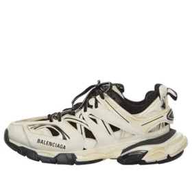 Baskets de course « Blanc Noir » 542436W1GC49010