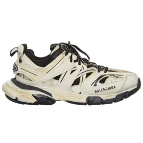 Baskets de course « Blanc Noir » 542436W1GC49010