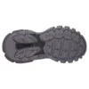Baskets de course « Fausse fourrure grise » 668556W3CQ11800
