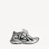 Baskets de course pour homme en gris/blanc/noir Baskets de course pour homme en gris/blanc/noir