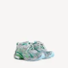 Baskets de course pour homme en gris/vert/bleu Baskets de course pour homme en gris/vert/bleu