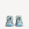 Baskets de course pour homme en gris/vert/bleu Baskets de course pour homme en gris/vert/bleu