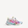 Baskets de course pour femme multicolores