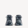 Baskets de course pour homme en gris/bleu marine/bleu clair