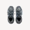 Baskets de course pour homme en gris/bleu marine/bleu clair