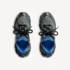 Baskets de course pour homme en maille dégradée, noir/bleu/gris Baskets de course pour homme en maille dégradée, noir/bleu/gris