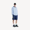 Baskets de course pour homme en maille dégradée, noir/bleu/gris Baskets de course pour homme en maille dégradée, noir/bleu/gris