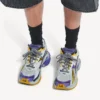 Baskets de course pour homme en violet/orange/gris Baskets de course pour homme en violet/orange/gris
