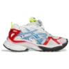 Baskets de course « White Blue Red Mesh and Nylon » 677403W3RB69645