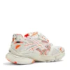 Baskets de course « White Fluo Orange Mesh and Nylon » 677403W3RBM9770
