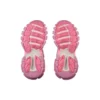 Baskets de sport « Maille rose et tissu aspect daim » 542436W3SU55090