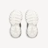 Baskets de sport pour femme avec logo en stencil, noir/blanc