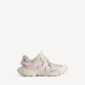 Baskets de sport pour femme « Track Signature » en beige/rose