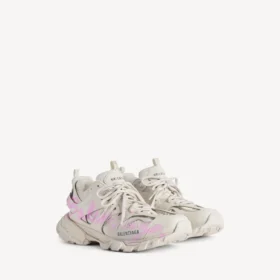 Baskets de sport pour femme « Track Signature » en beige/rose