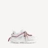 Baskets de trail à lacets pour homme, couleur blanc/rouge/gris/noir Baskets de trail à lacets pour homme, couleur blanc/rouge/gris/noir