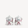 Baskets de trail à lacets pour homme, couleur blanc/rouge/gris/noir Baskets de trail à lacets pour homme, couleur blanc/rouge/gris/noir