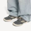 Baskets en denim « Hamptons » pour homme, bleu/blanc cassé