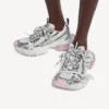 Baskets Gel Clearsole 3XL pour femme, en blanc/rose/noir Baskets Gel Clearsole 3XL pour femme, en blanc/rose/noir