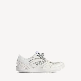 Baskets « Hamptons » pour femme, effet usé moyen, en blanc