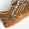 Baskets Hamptons pour homme, effet usé moyen, couleur camel