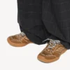 Baskets Hamptons pour homme, effet usé moyen, couleur camel
