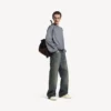 Baskets « Hamptons » pour homme, effet usé moyen, en blanc cassé/rouge Baskets « Hamptons » pour homme, effet usé moyen, en blanc cassé/rouge